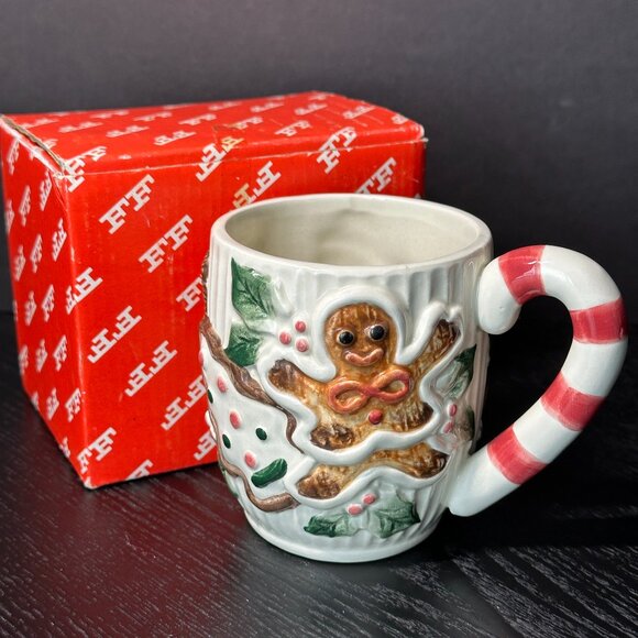 Vintage Fitz & Floyd 1993 "Nutcracker Sweets Mug" - Collectible Christmas 3.75” - Picture 1 of 8